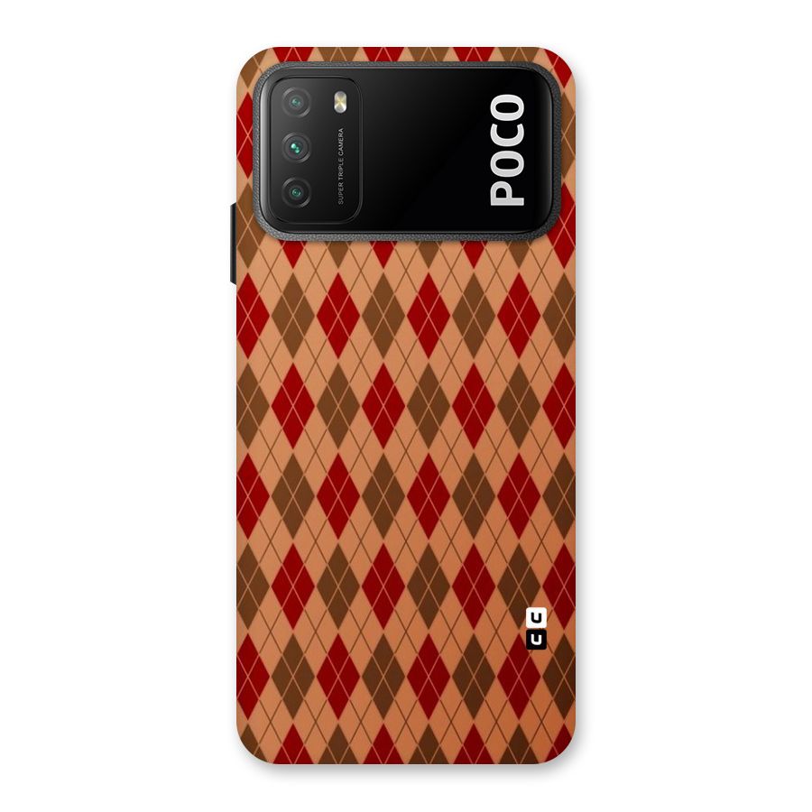 Tiny Checks Diamond Back Case for Poco M3