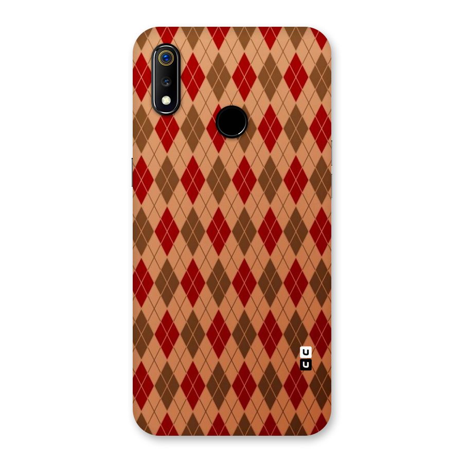 Tiny Checks Diamond Back Case for Realme 3