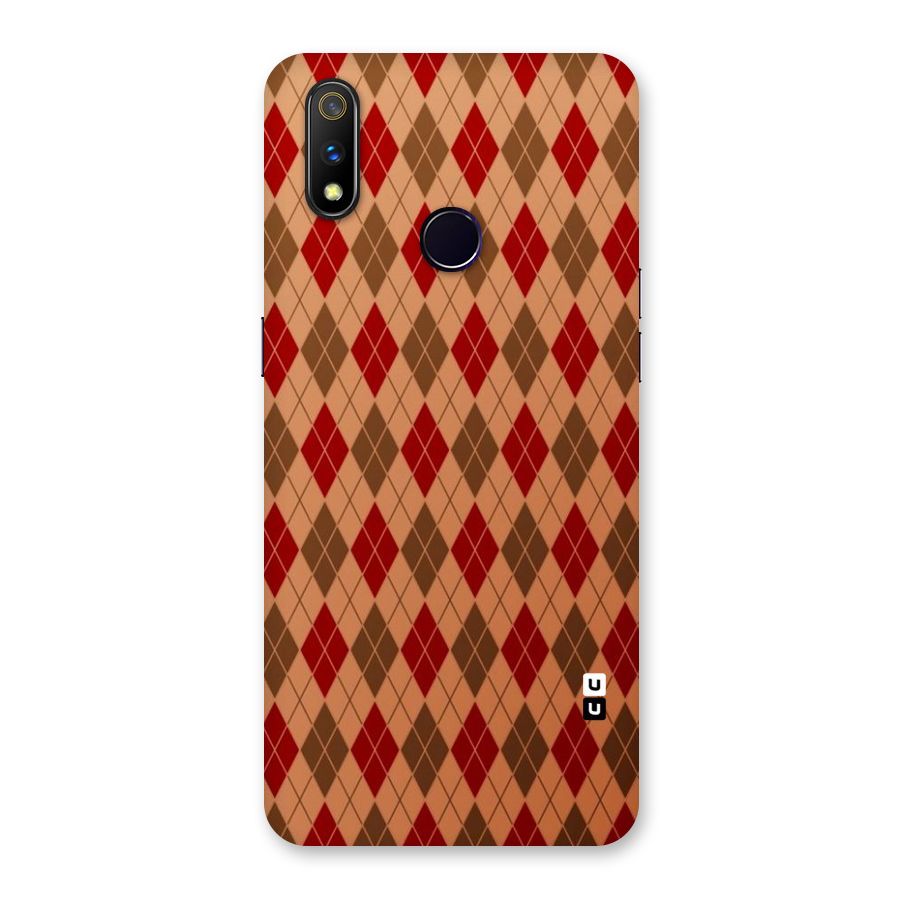 Tiny Checks Diamond Back Case for Realme 3 Pro
