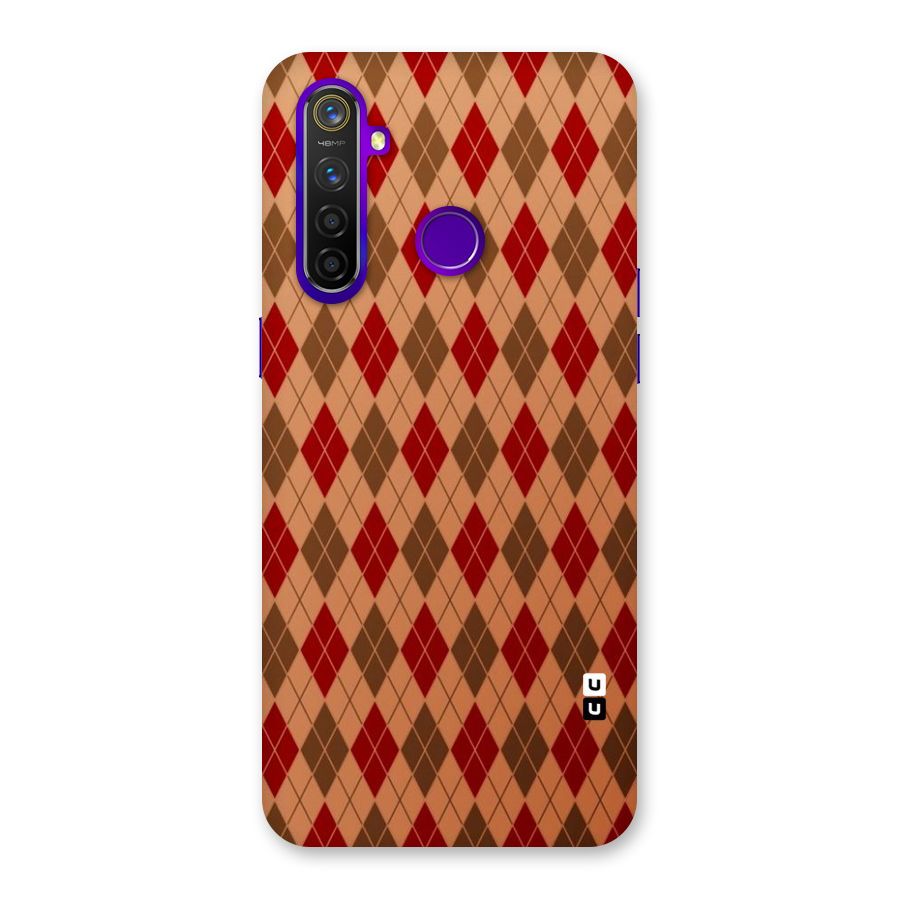 Tiny Checks Diamond Back Case for Realme 5 Pro