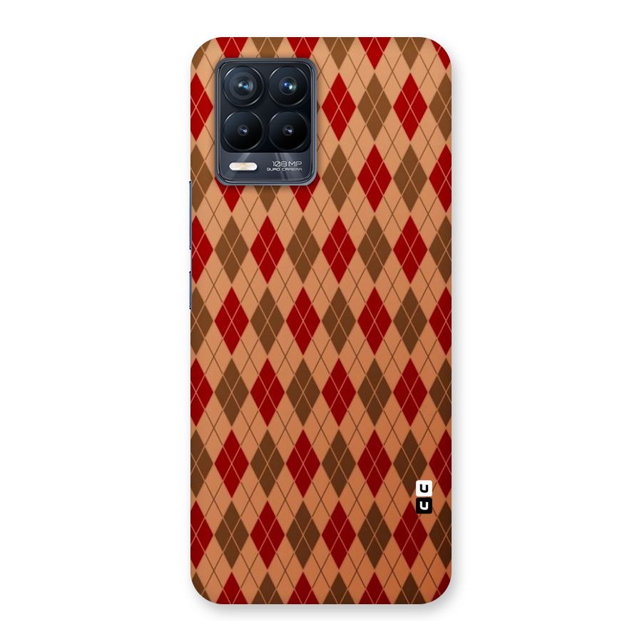 Tiny Checks Diamond Back Case for Realme 8 Pro
