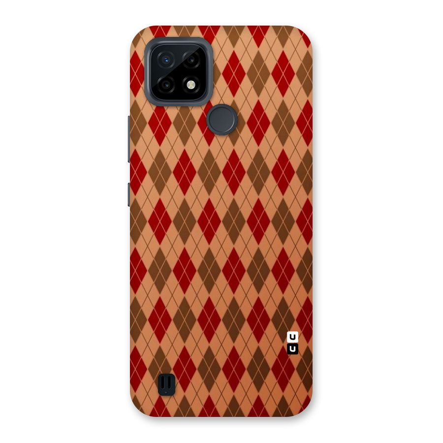 Tiny Checks Diamond Back Case for Realme C21