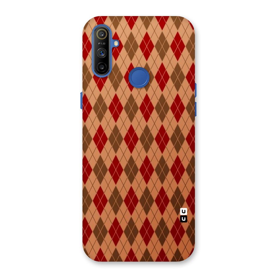 Tiny Checks Diamond Back Case for Realme Narzo 10A