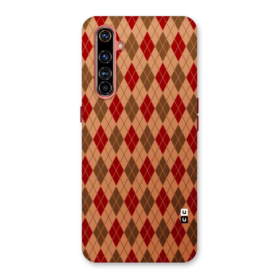 Tiny Checks Diamond Back Case for Realme X50 Pro