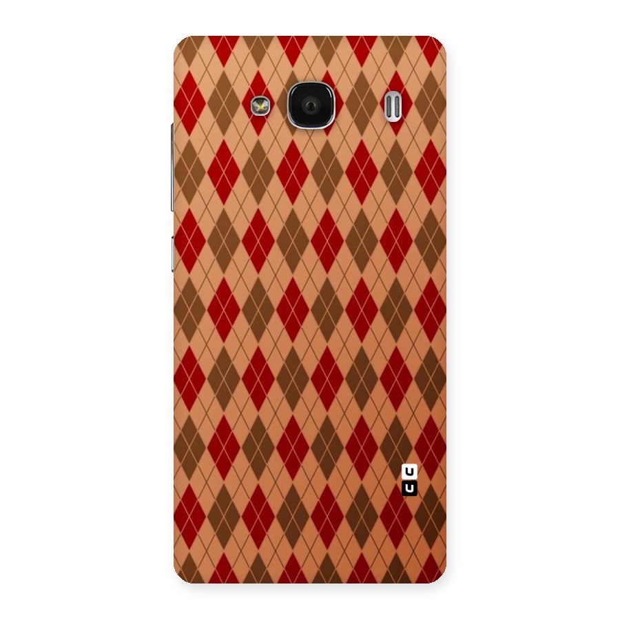 Tiny Checks Diamond Back Case for Redmi 2