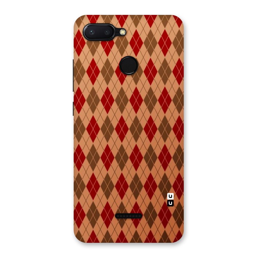Tiny Checks Diamond Back Case for Redmi 6