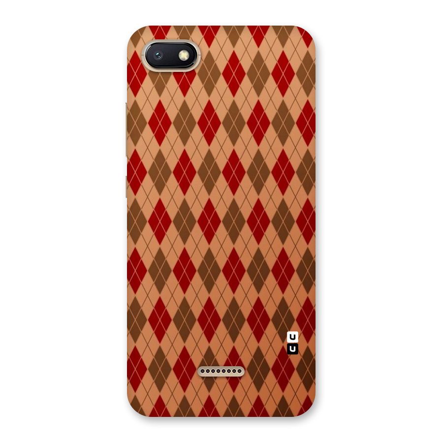 Tiny Checks Diamond Back Case for Redmi 6A