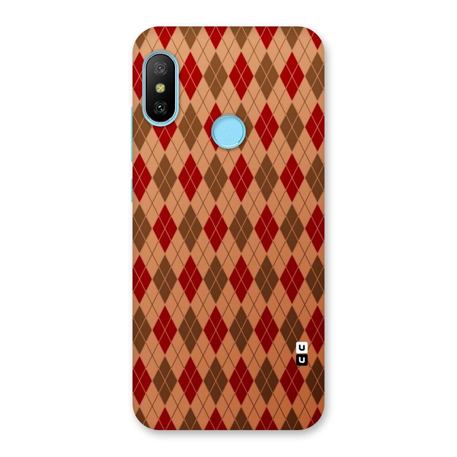 Tiny Checks Diamond Back Case for Redmi 6 Pro