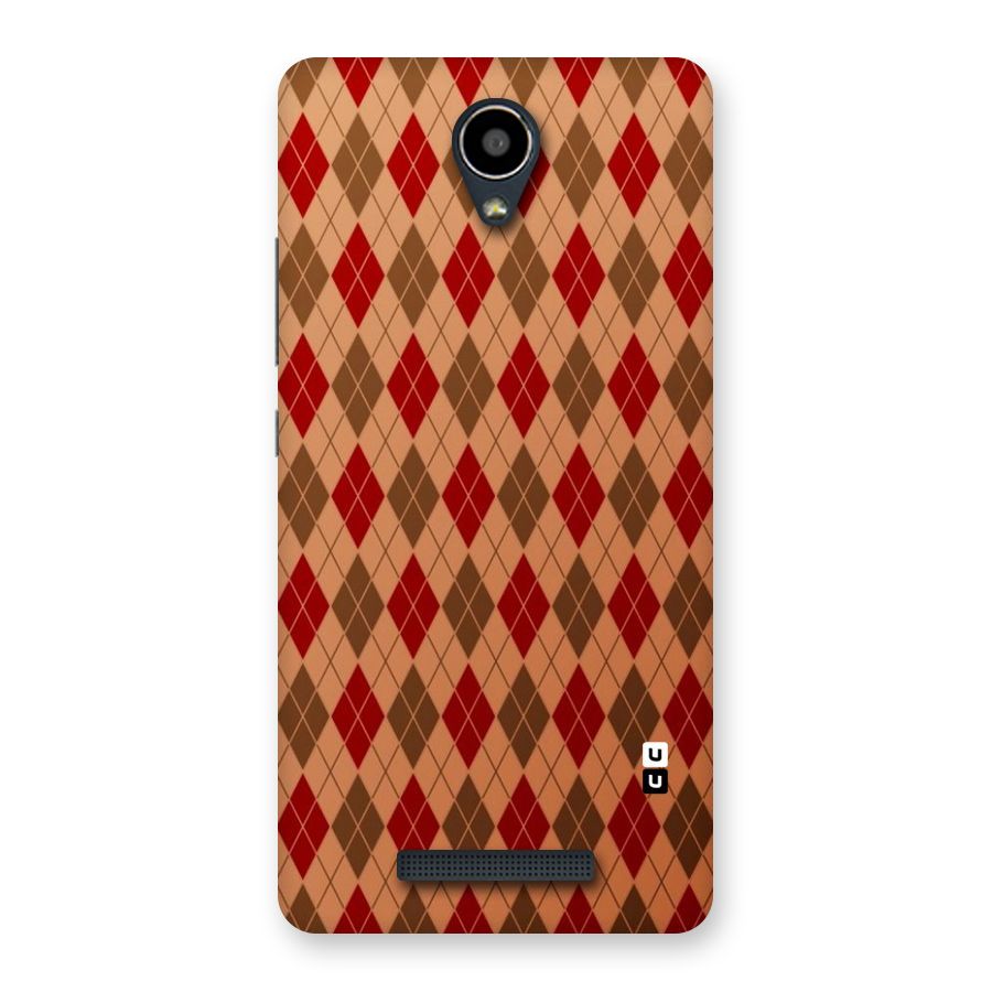 Tiny Checks Diamond Back Case for Redmi Note 2