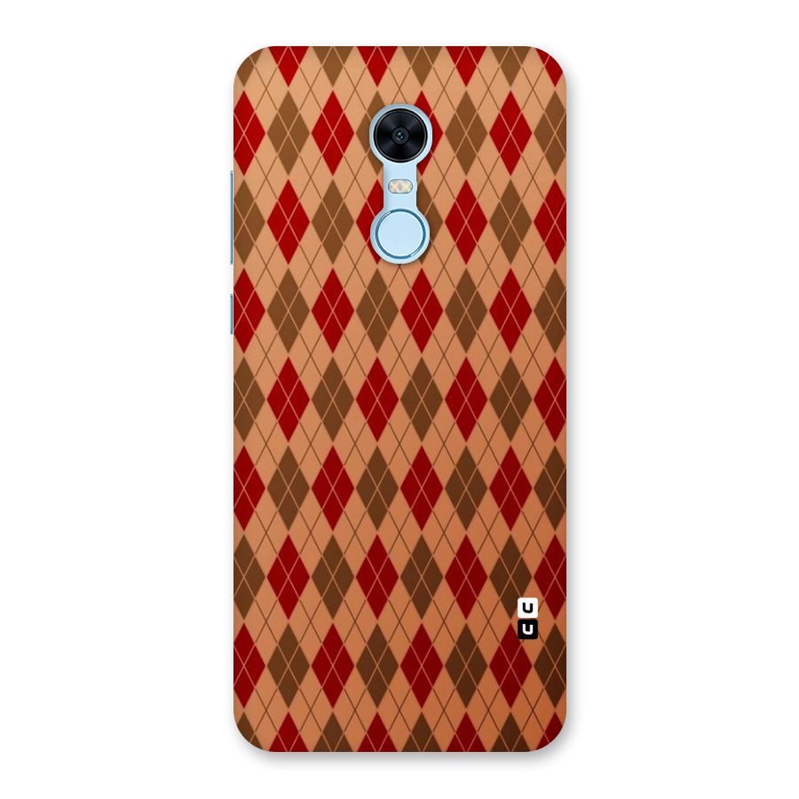 Tiny Checks Diamond Back Case for Redmi Note 5
