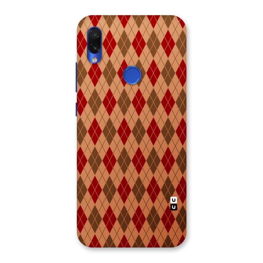 Tiny Checks Diamond Back Case for Redmi Note 7S