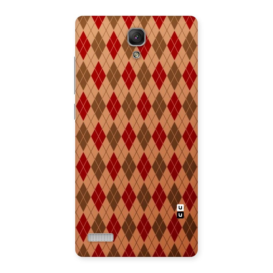 Tiny Checks Diamond Back Case for Redmi Note Prime