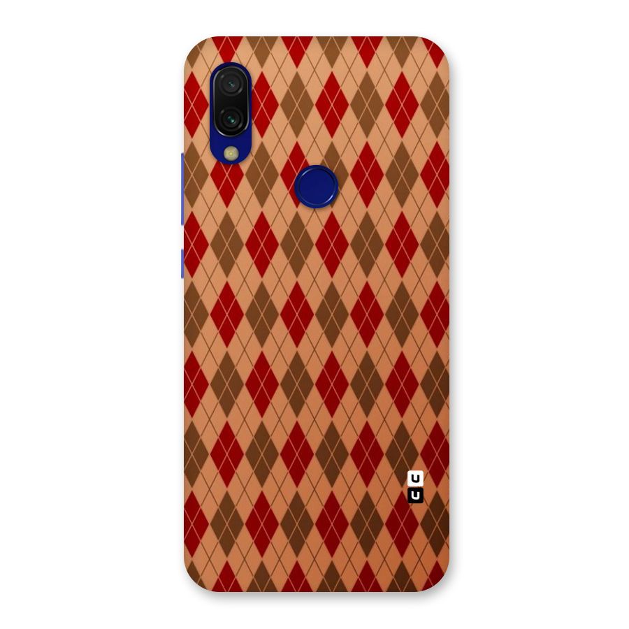 Tiny Checks Diamond Back Case for Redmi Y3