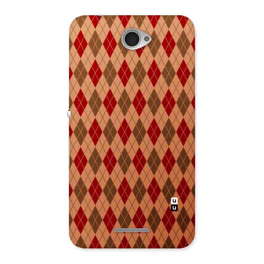 Tiny Checks Diamond Back Case for Sony Xperia E4
