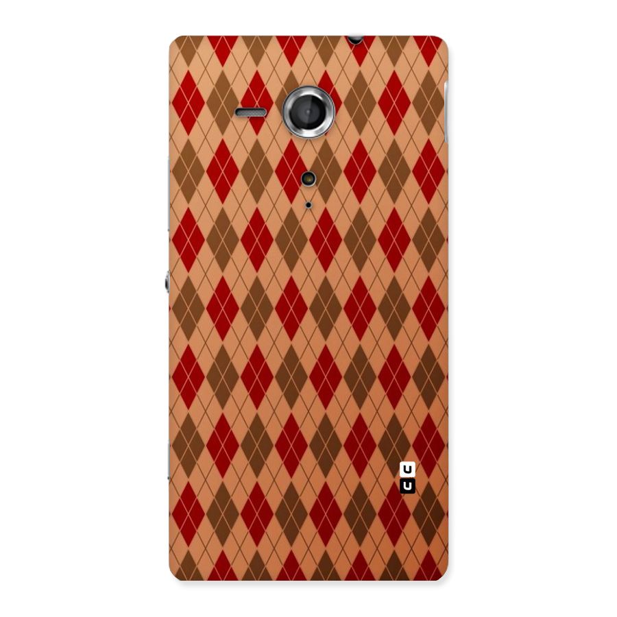 Tiny Checks Diamond Back Case for Sony Xperia SP