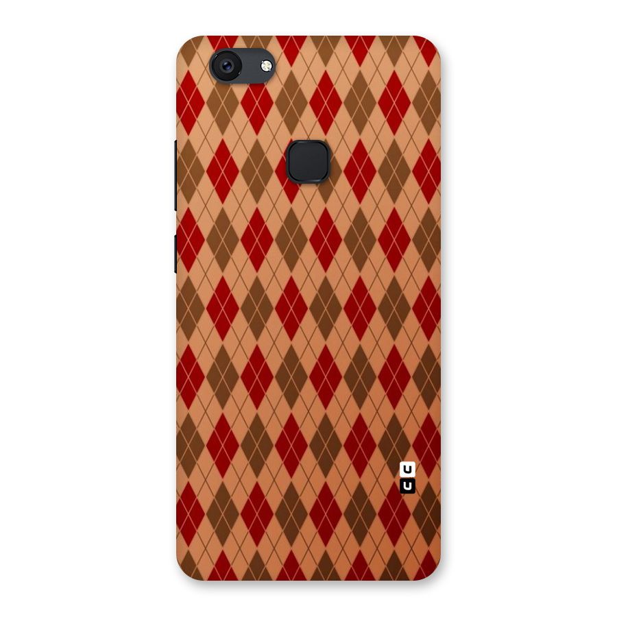 Tiny Checks Diamond Back Case for Vivo V7 Plus