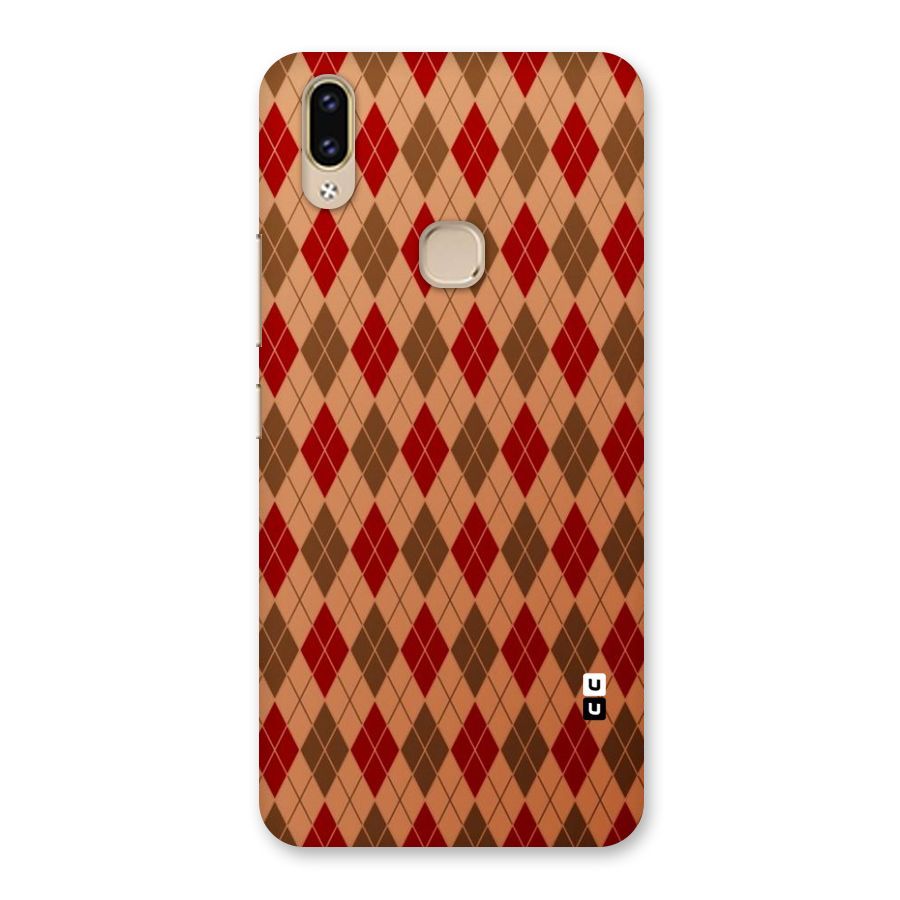 Tiny Checks Diamond Back Case for Vivo V9 Youth