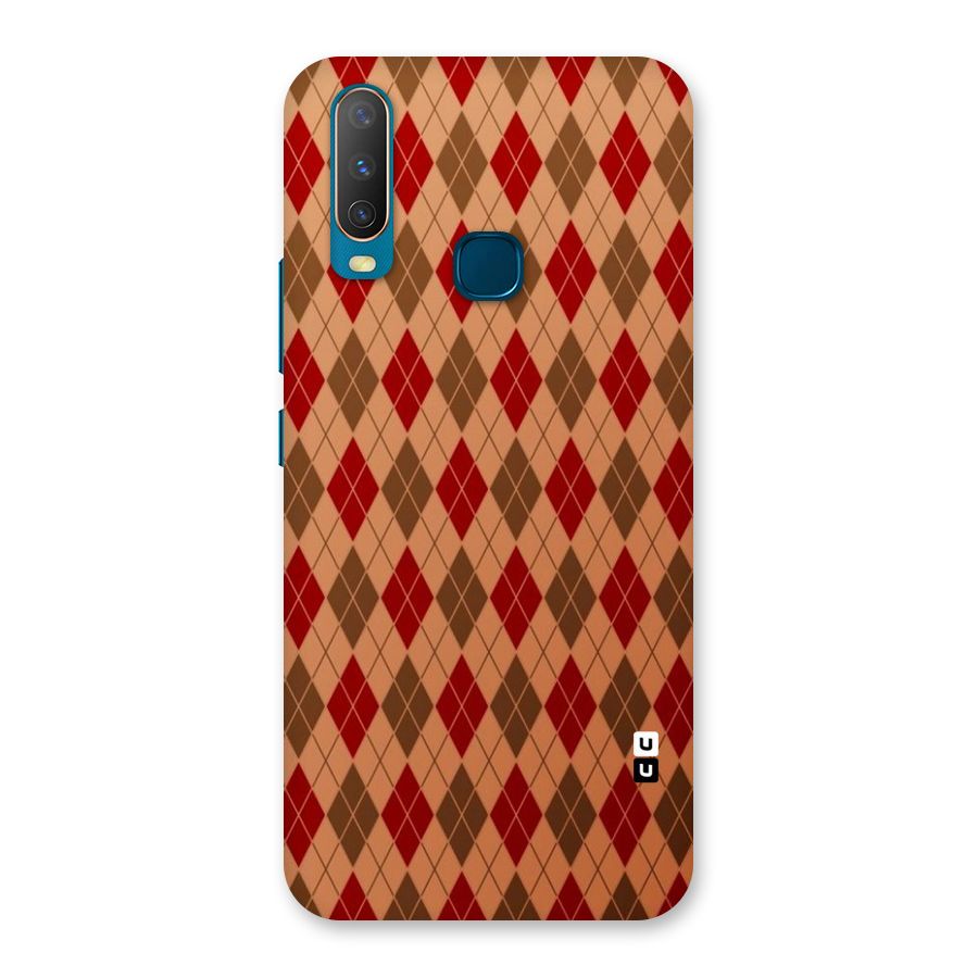Tiny Checks Diamond Back Case for Vivo Y17