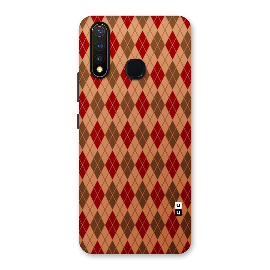 Tiny Checks Diamond Back Case for Vivo Y19