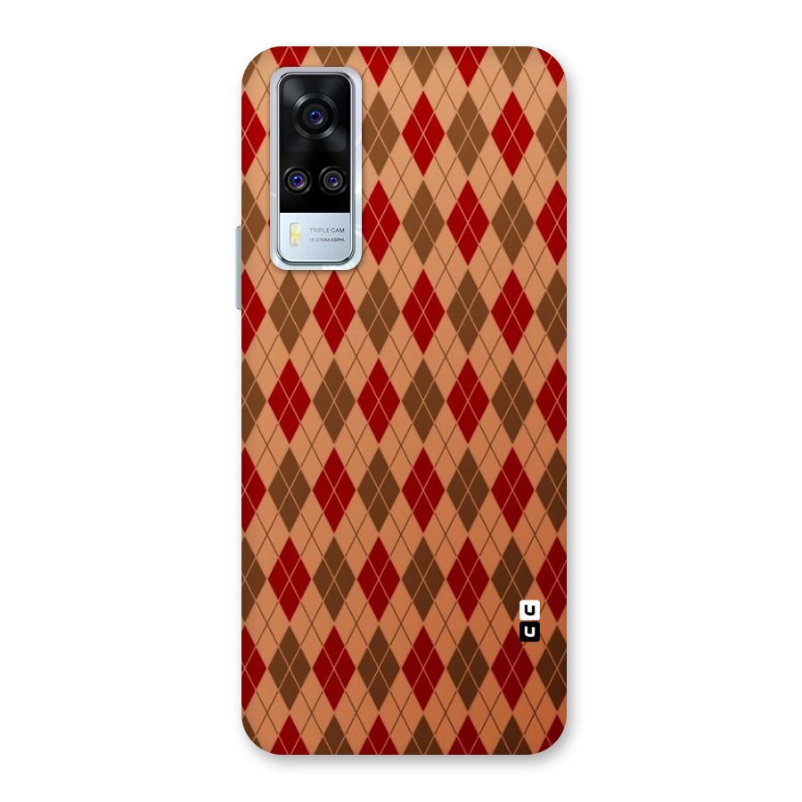 Tiny Checks Diamond Back Case for Vivo Y31