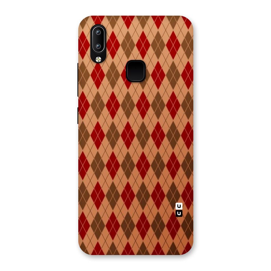 Tiny Checks Diamond Back Case for Vivo Y93