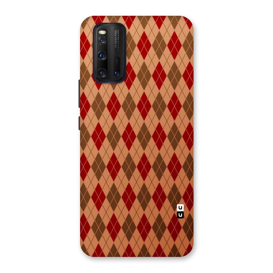 Tiny Checks Diamond Back Case for Vivo iQOO 3