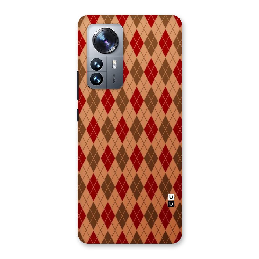 Tiny Checks Diamond Back Case for Xiaomi 12 Pro