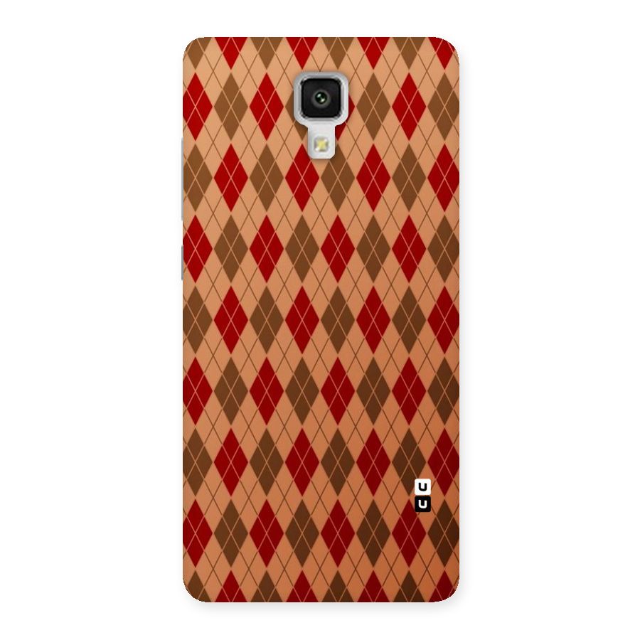 Tiny Checks Diamond Back Case for Xiaomi Mi 4