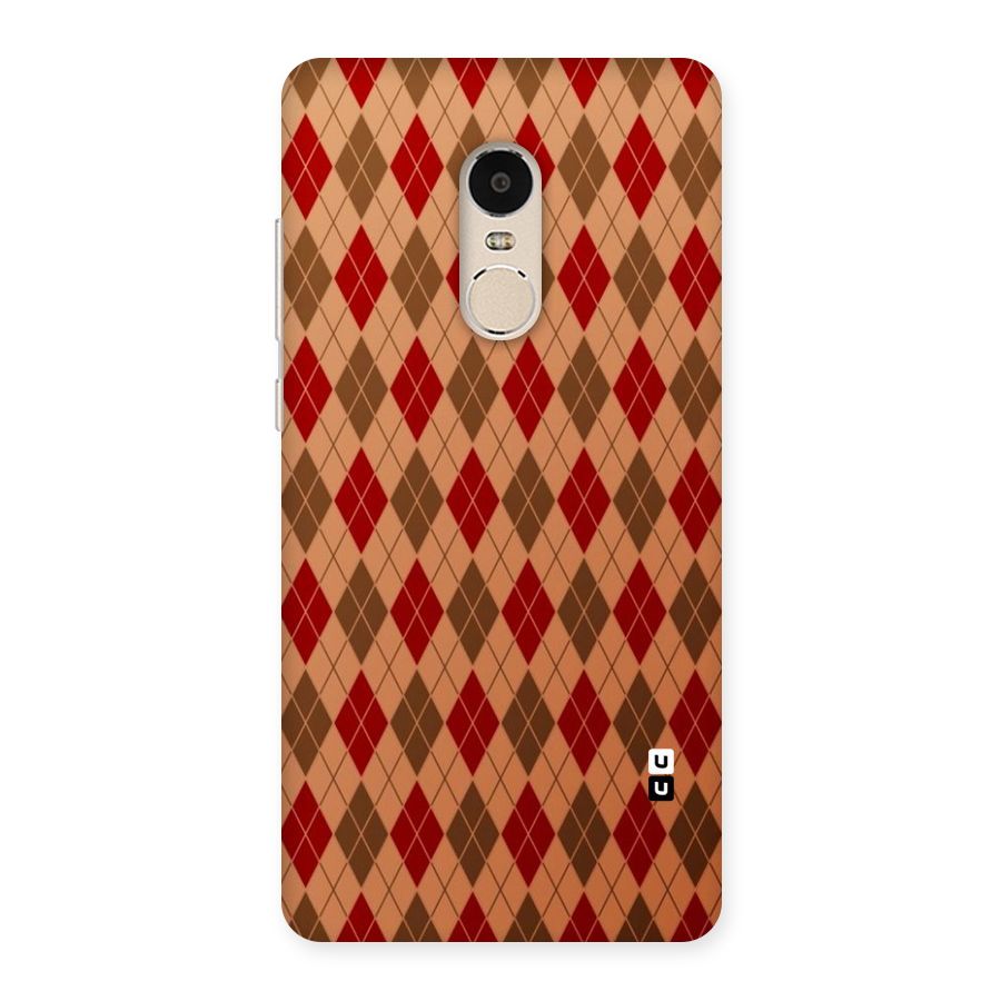 Tiny Checks Diamond Back Case for Xiaomi Redmi Note 4