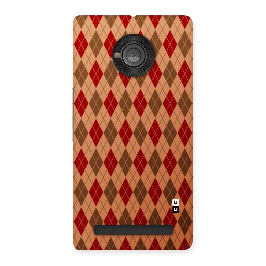 Tiny Checks Diamond Back Case for Yu Yunique