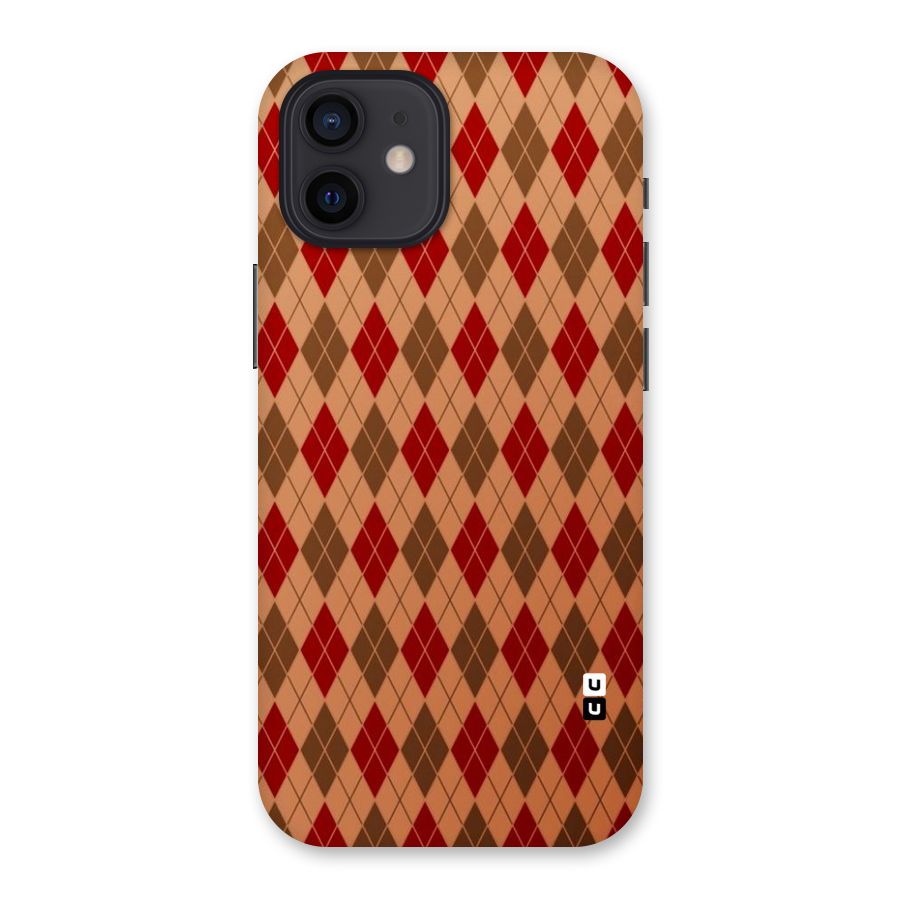 Tiny Checks Diamond Back Case for iPhone 12