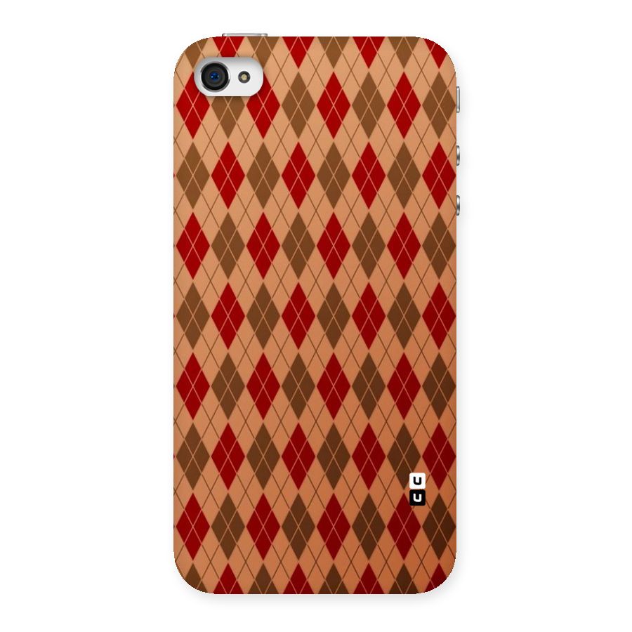 Tiny Checks Diamond Back Case for iPhone 4 4s
