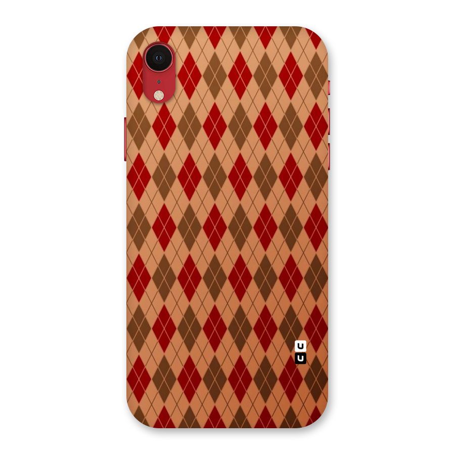 Tiny Checks Diamond Back Case for iPhone XR