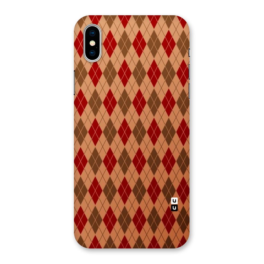 Tiny Checks Diamond Back Case for iPhone XS