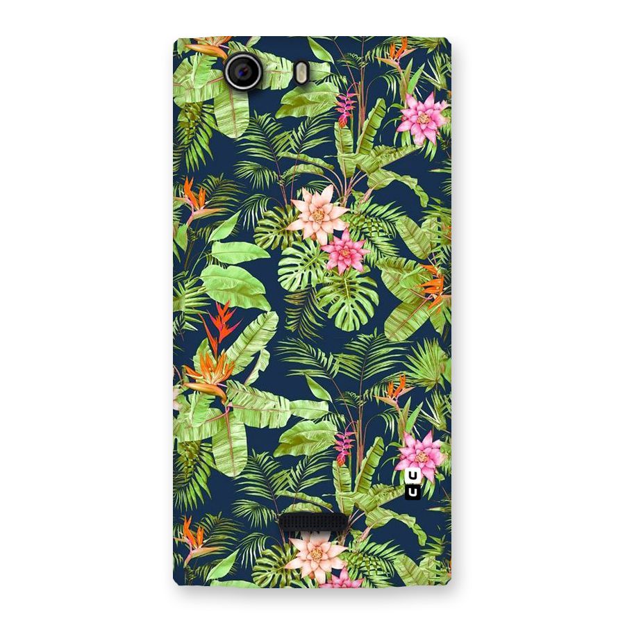 Tiny Flower Leaves Back Case for Canvas Nitro 2 E311