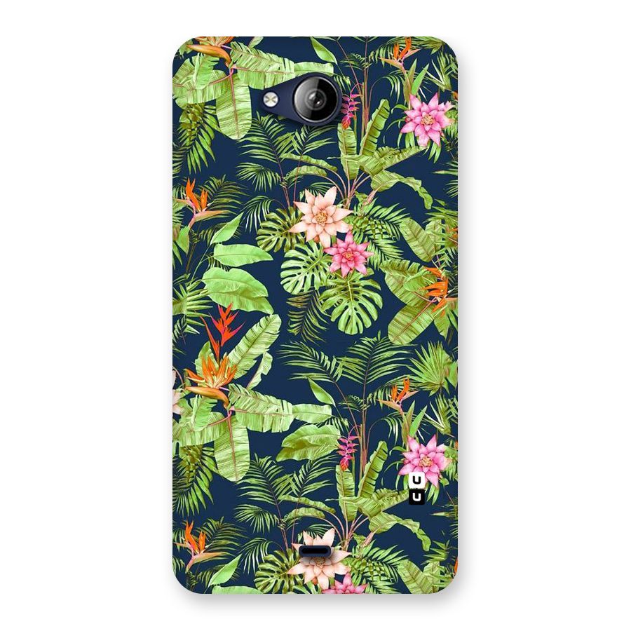 Tiny Flower Leaves Back Case for Canvas Play Q355