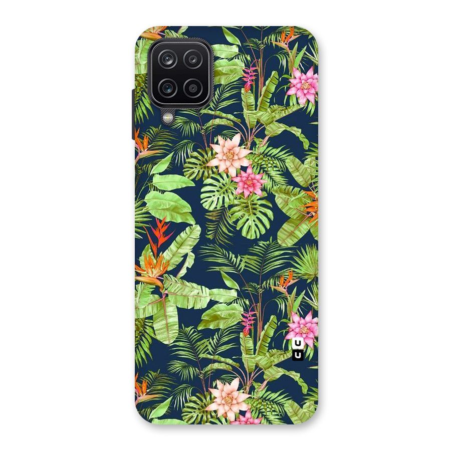 Tiny Flower Leaves Back Case for Galaxy A12