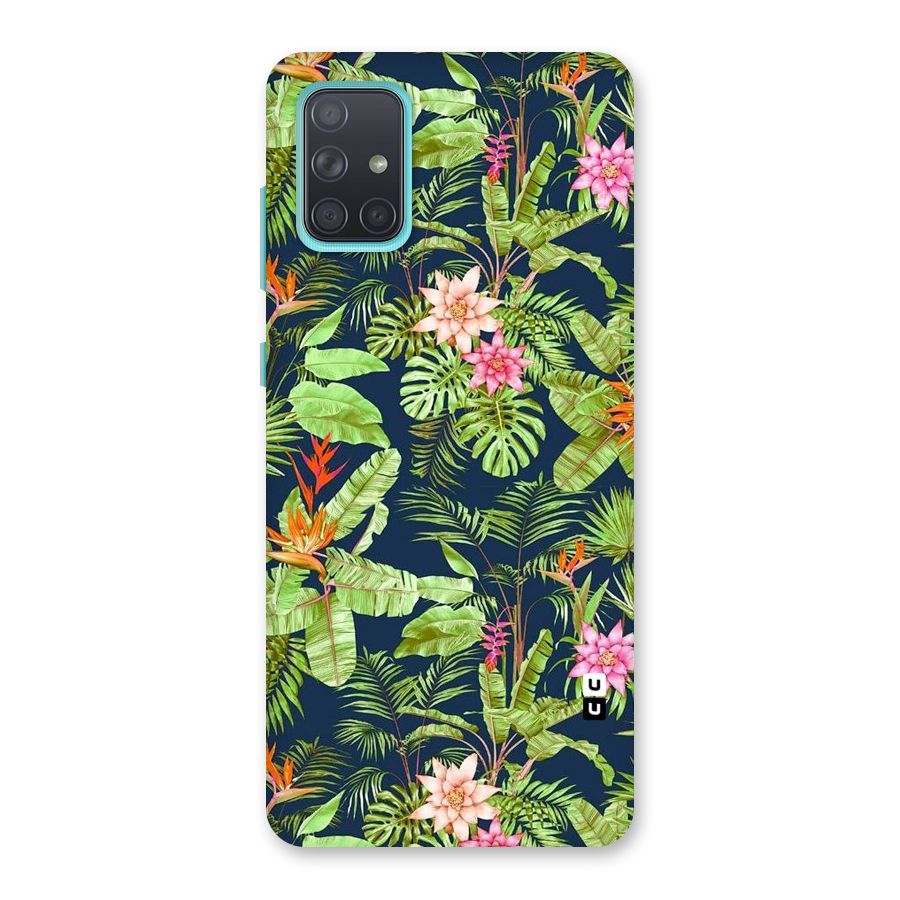 Tiny Flower Leaves Back Case for Galaxy A71