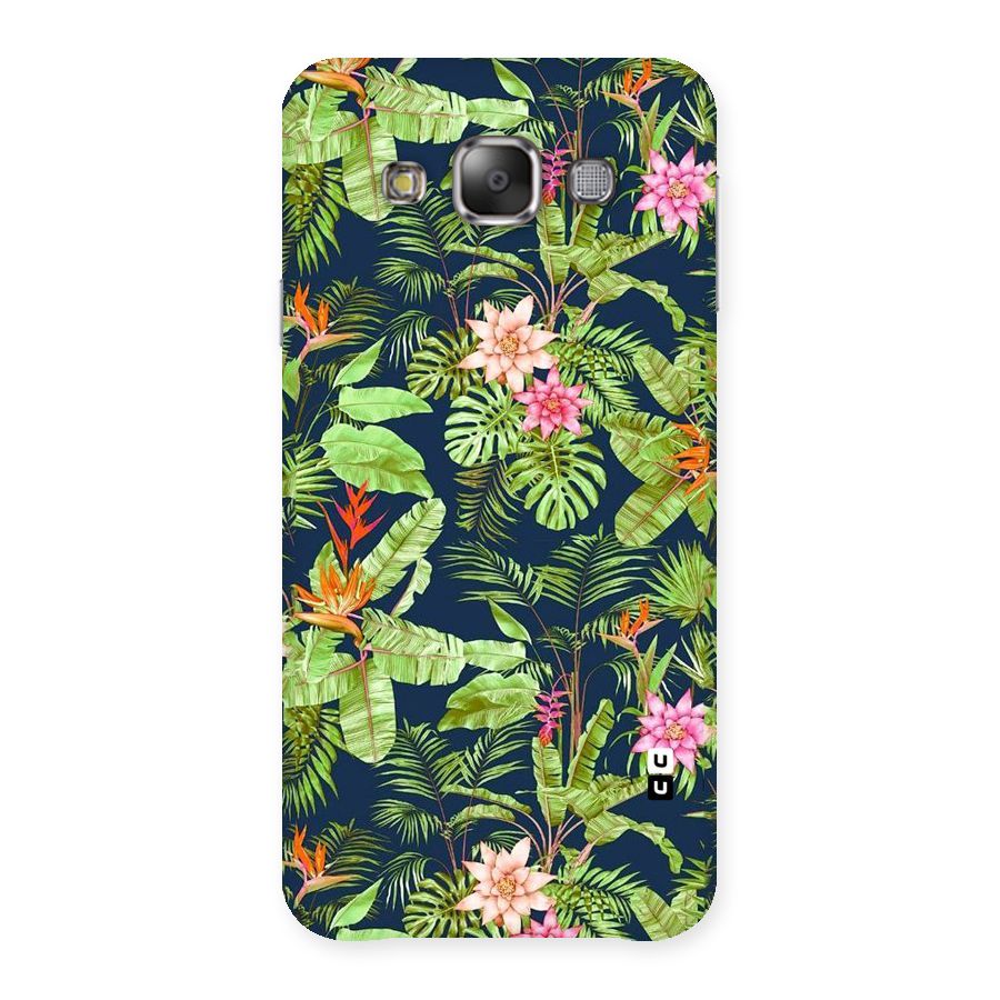 Tiny Flower Leaves Back Case for Galaxy E7