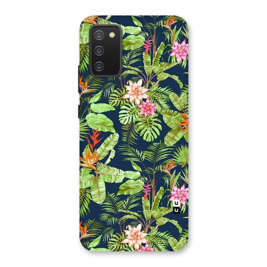 Tiny Flower Leaves Back Case for Galaxy M02s