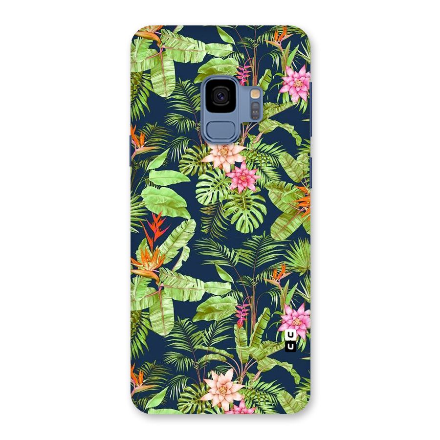 Tiny Flower Leaves Back Case for Galaxy S9