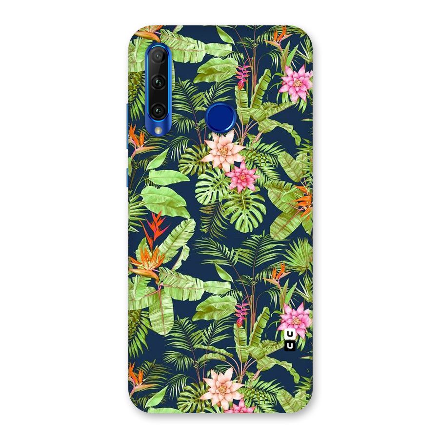 Tiny Flower Leaves Back Case for Honor 20i