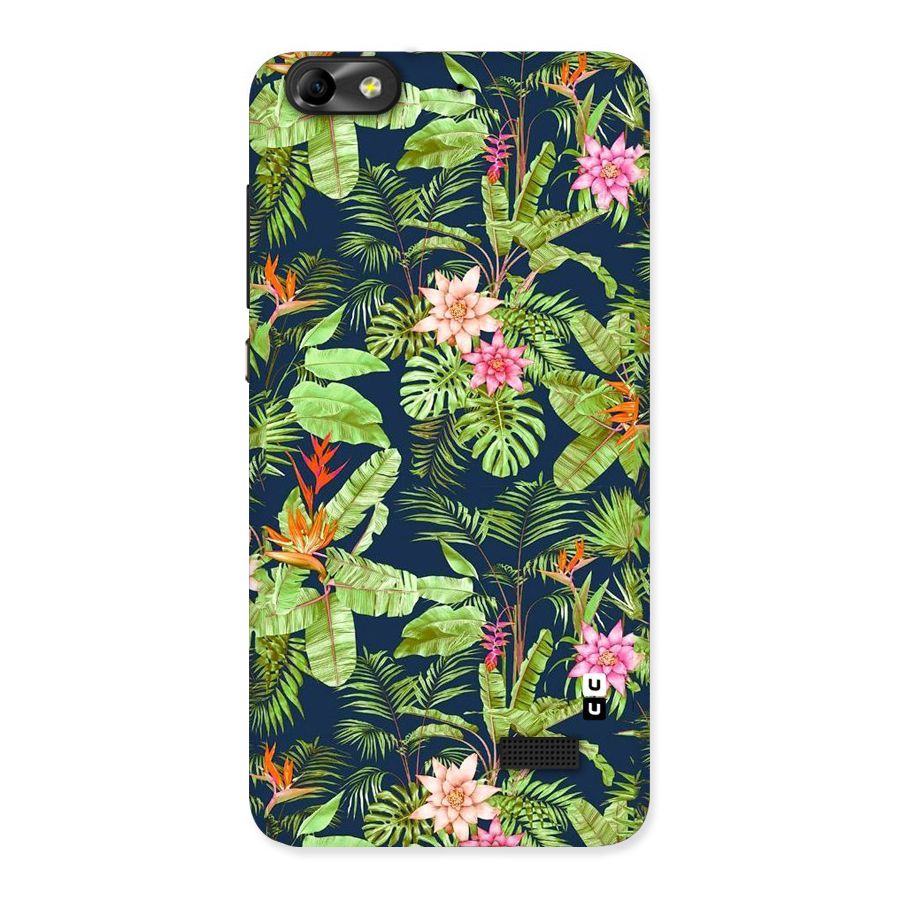 Tiny Flower Leaves Back Case for Honor 4C