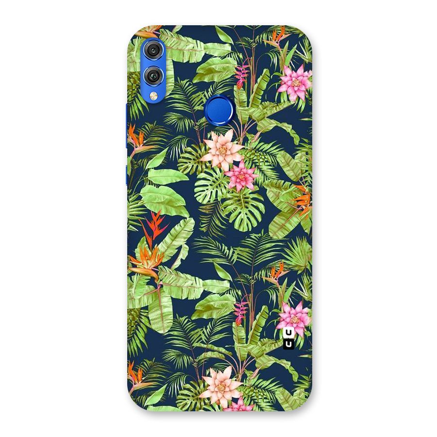 Tiny Flower Leaves Back Case for Honor 8X