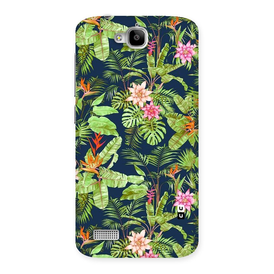 Tiny Flower Leaves Back Case for Honor Holly