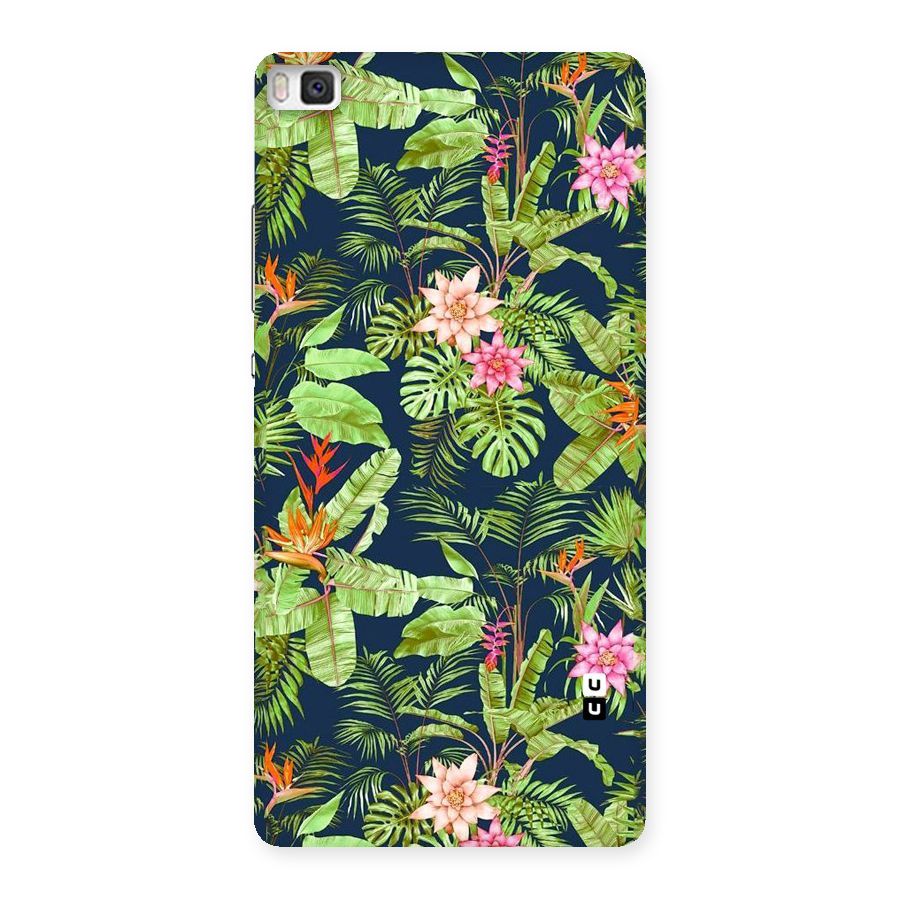 Tiny Flower Leaves Back Case for Huawei P8