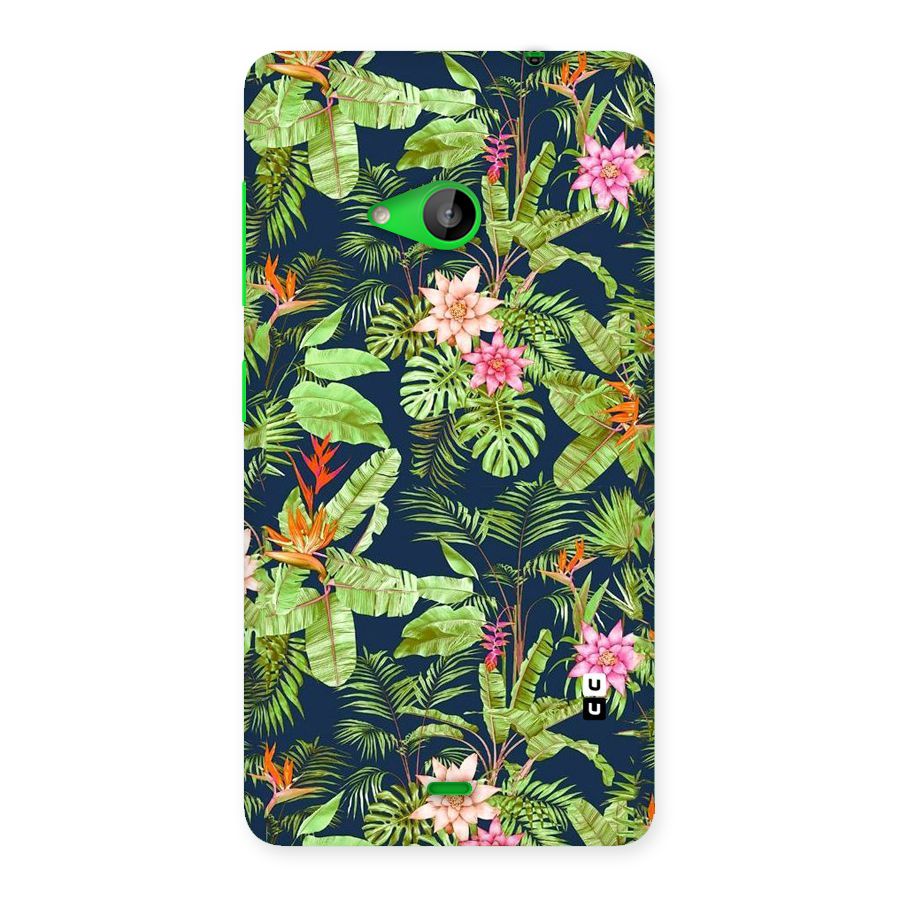 Tiny Flower Leaves Back Case for Lumia 535