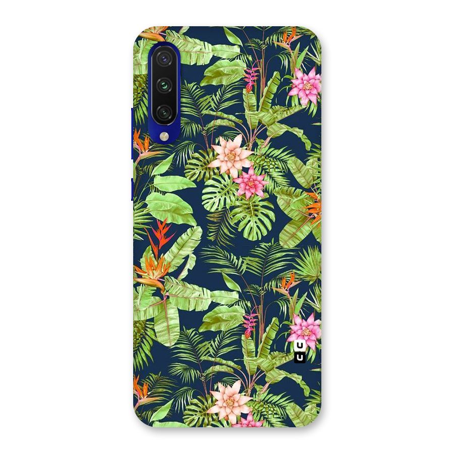 Tiny Flower Leaves Back Case for Mi A3