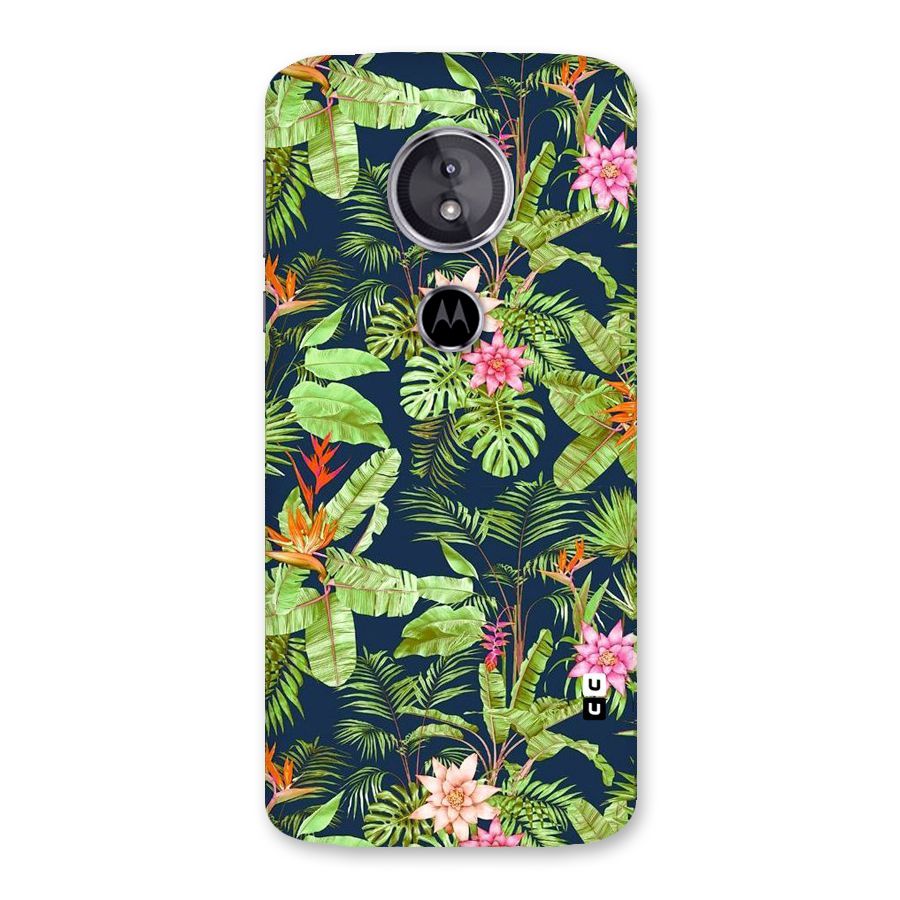 Tiny Flower Leaves Back Case for Moto E5