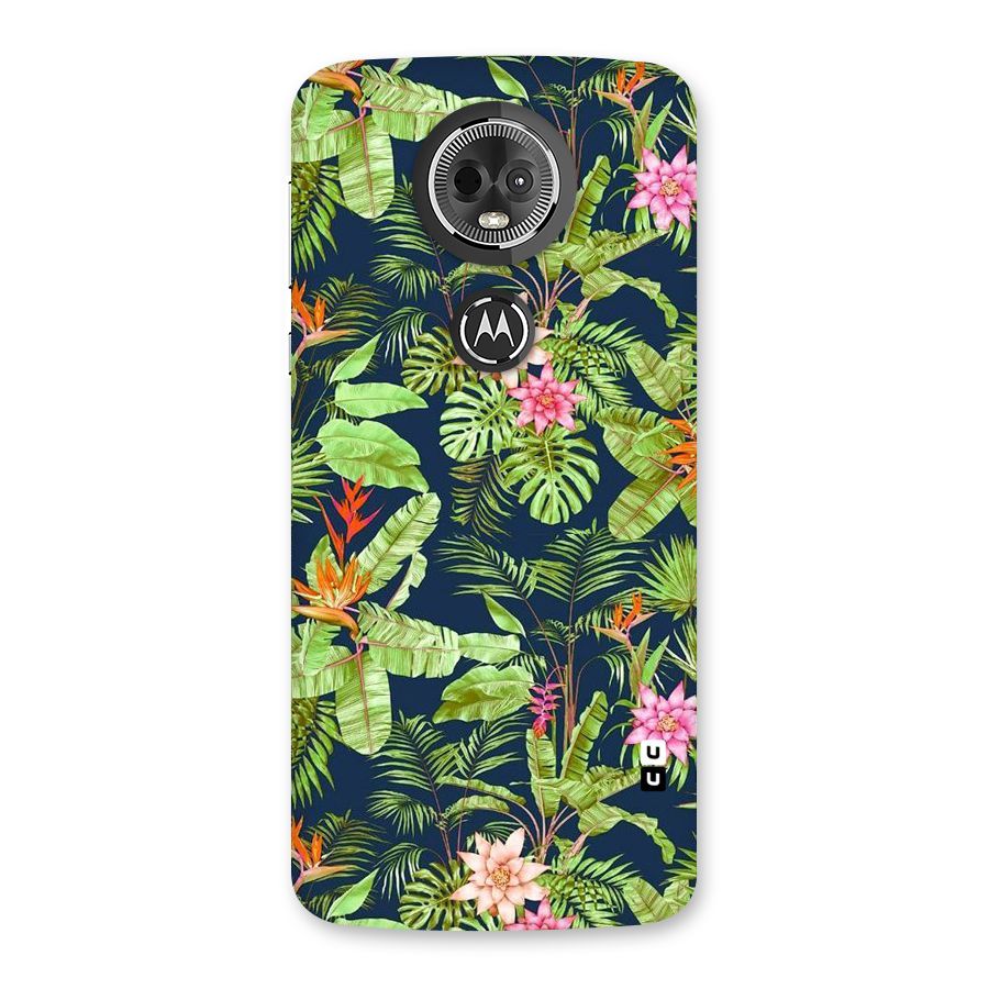 Tiny Flower Leaves Back Case for Moto E5 Plus